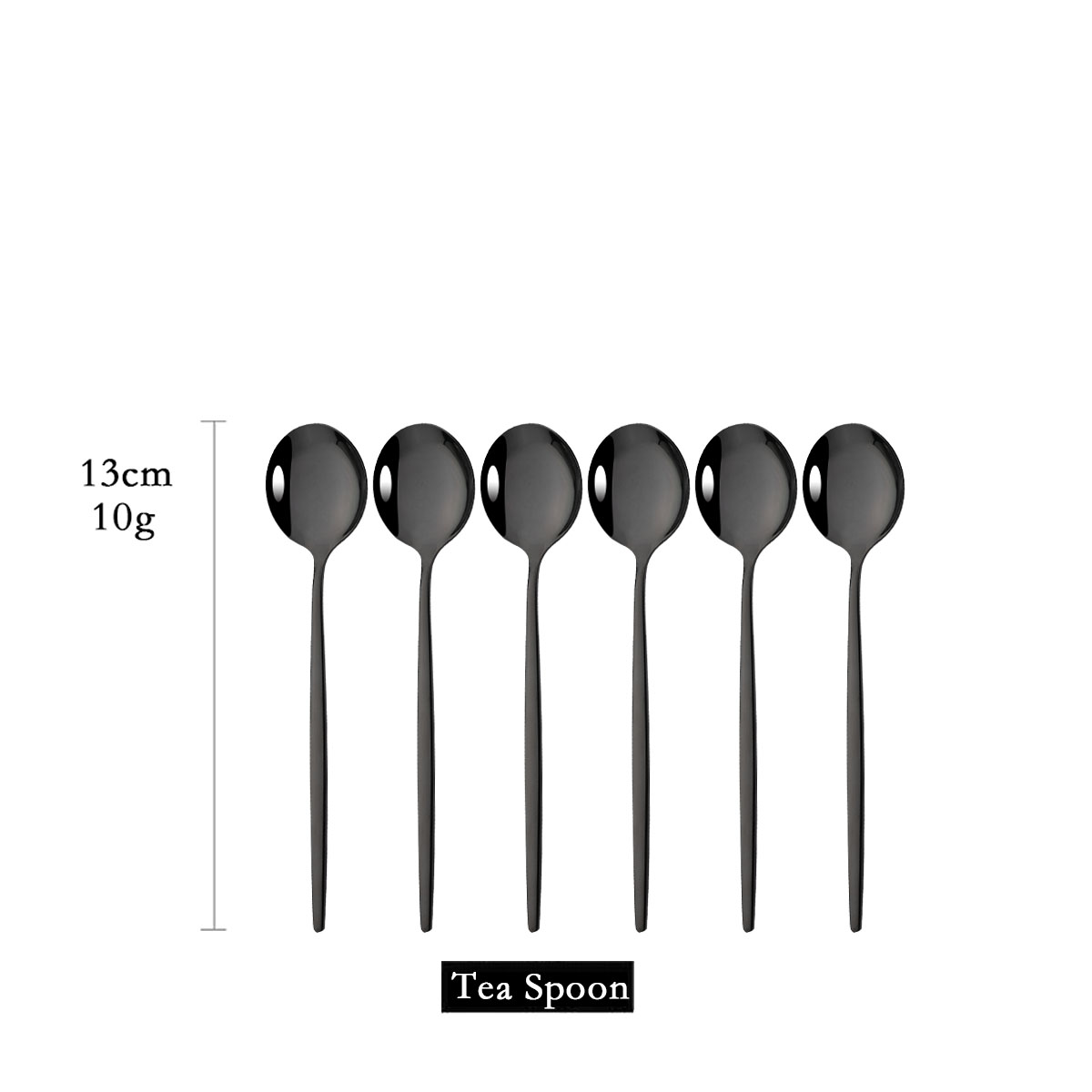 Kitchen Gadgets Gold - 6 buah sendok Mini pengaduk kopi
