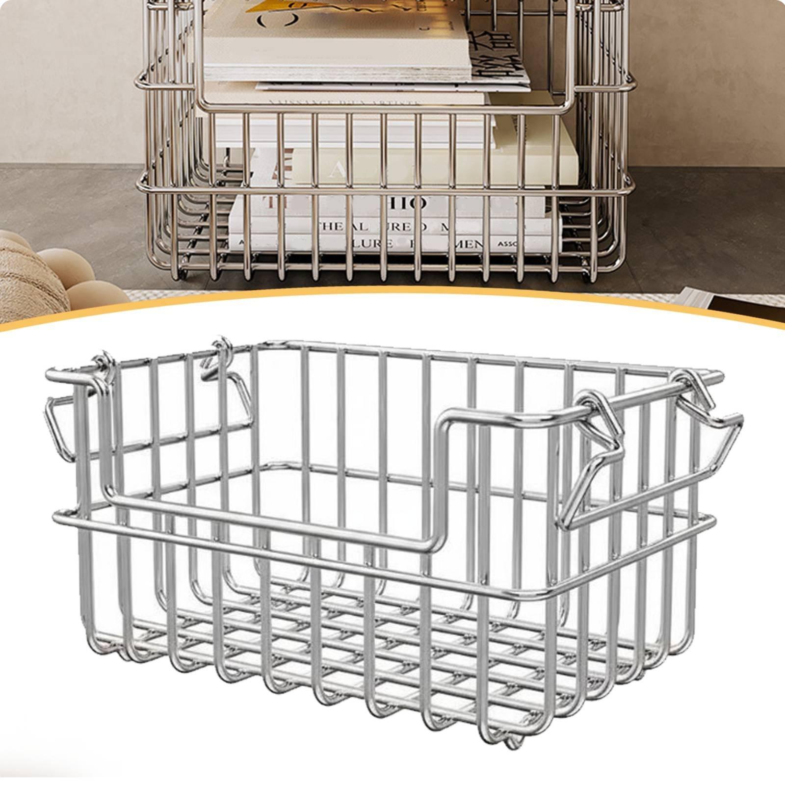 Kitchen Gadgets Organizer - Keranjang Penyimpanan Stainless Steel Berkapasitas Tinggi