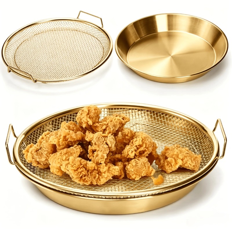 Rak Penggorengan Berat Tahan L - Kitchen Gadgets Gold ulasan dan harga