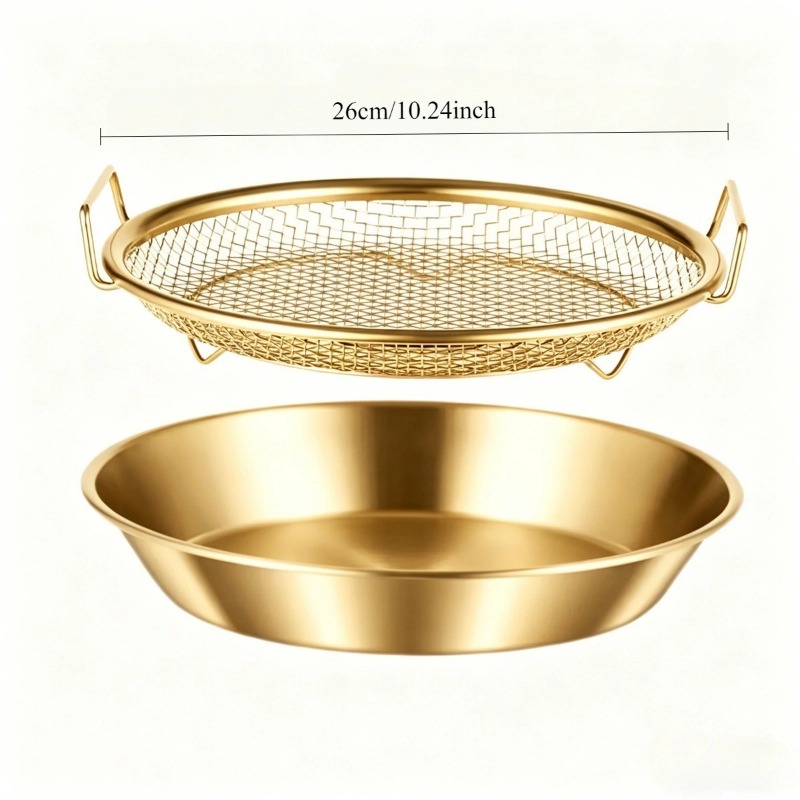 Rak Penggorengan Berat Tahan L - Kitchen Gadgets Gold ulasan dan harga