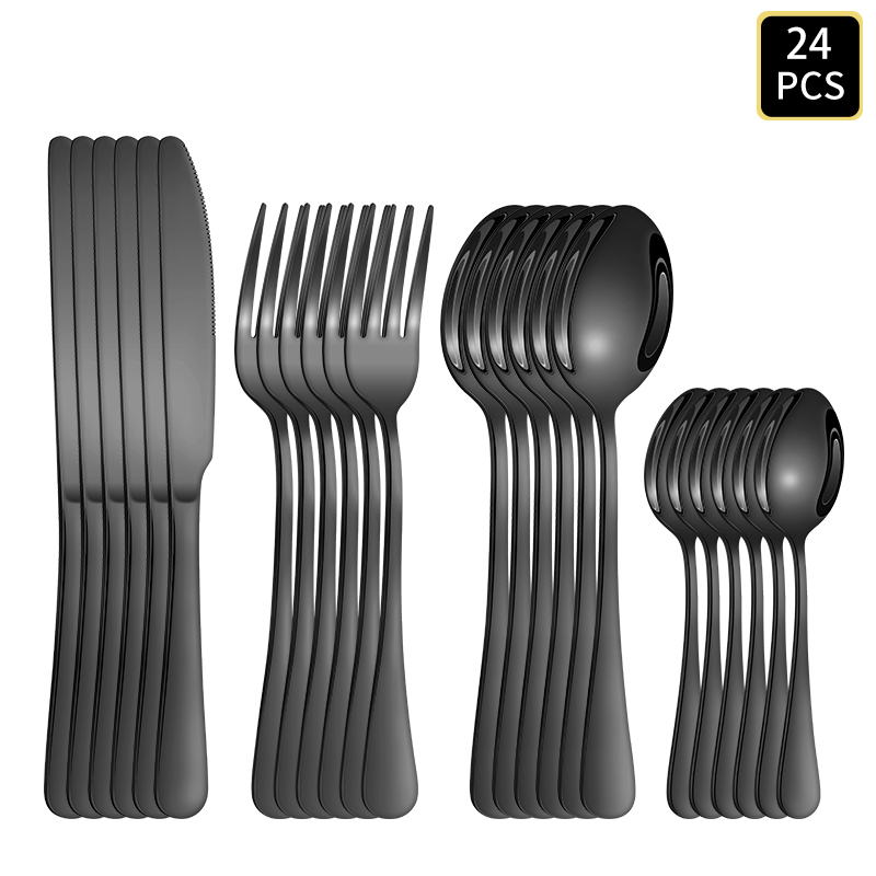 4/6/16/24pcs Peralatan Makan S - Kitchen Gadgets Gold ulasan dan harga