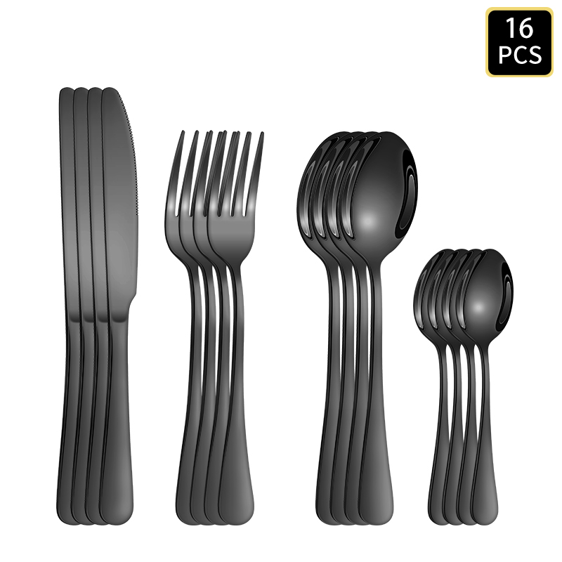 4/6/16/24pcs Peralatan Makan S - Kitchen Gadgets Gold ulasan dan harga